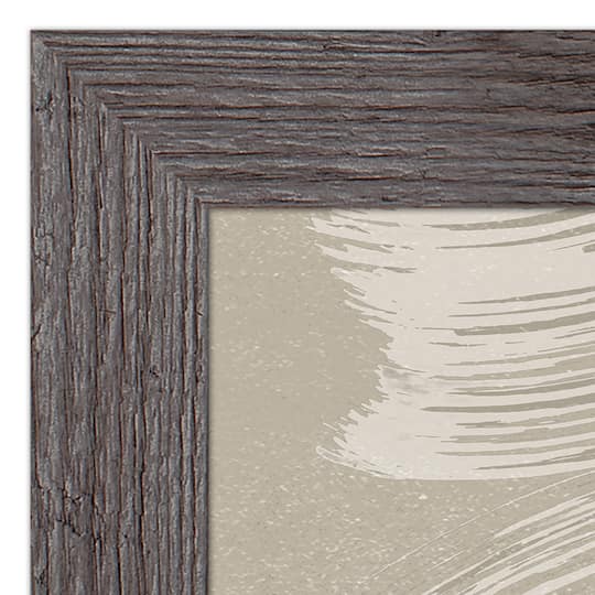 Fall Abstract Western Gray Framed Print